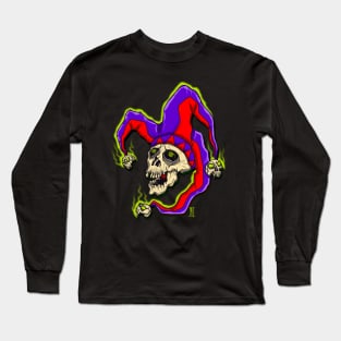 Skull jester Long Sleeve T-Shirt